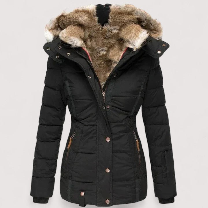 Marylin™ – Warm winter coat with fur lining