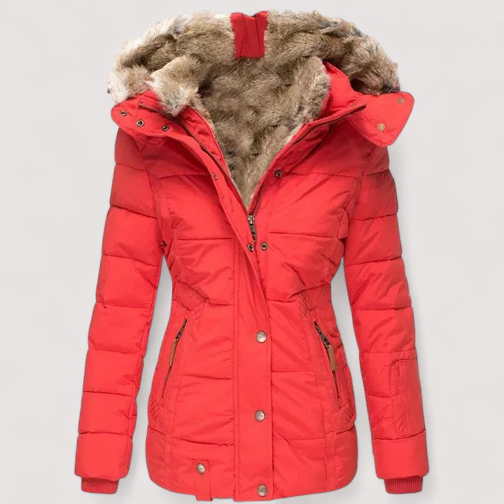 Marylin™ – Warm winter coat with fur lining